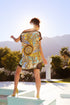 Amanda "Zodiac III/Opium Floral III" Silk Scarf Tunic